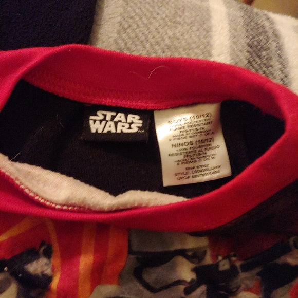 Star Wars Pajama Set Boys Lg 10/12 - Picture 6 of 6